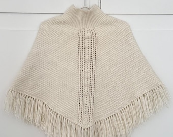 Atlas Poncho Hækleopskrift (dansk)