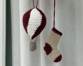 Hæklet Julepynt Opskrifter (Dansk)