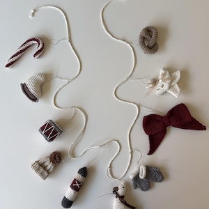 Hæklet Juleguirlande Opskrift (Dansk)