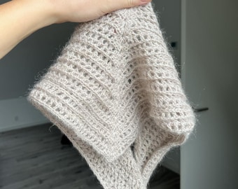 Lace Scarf Opskrift (dansk)