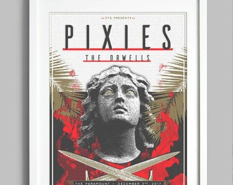 PIXIES show poster
