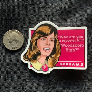 Scream 3 Jennifer Jolie Sticker