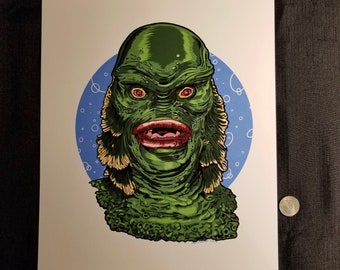 Creature From The Black Lagoon Print
