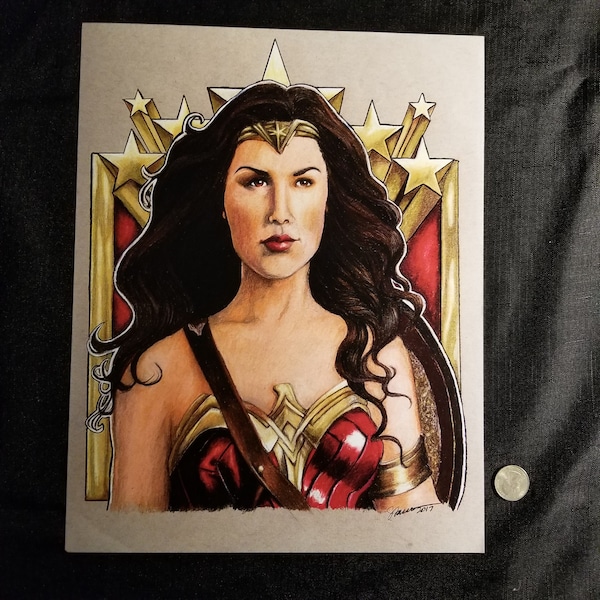 Wonder Woman Gal Gadot Print