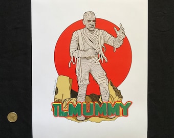 The Mummy Boris Karloff Imhotep Mask Re-paint Trick or Treat Studios - Etsy