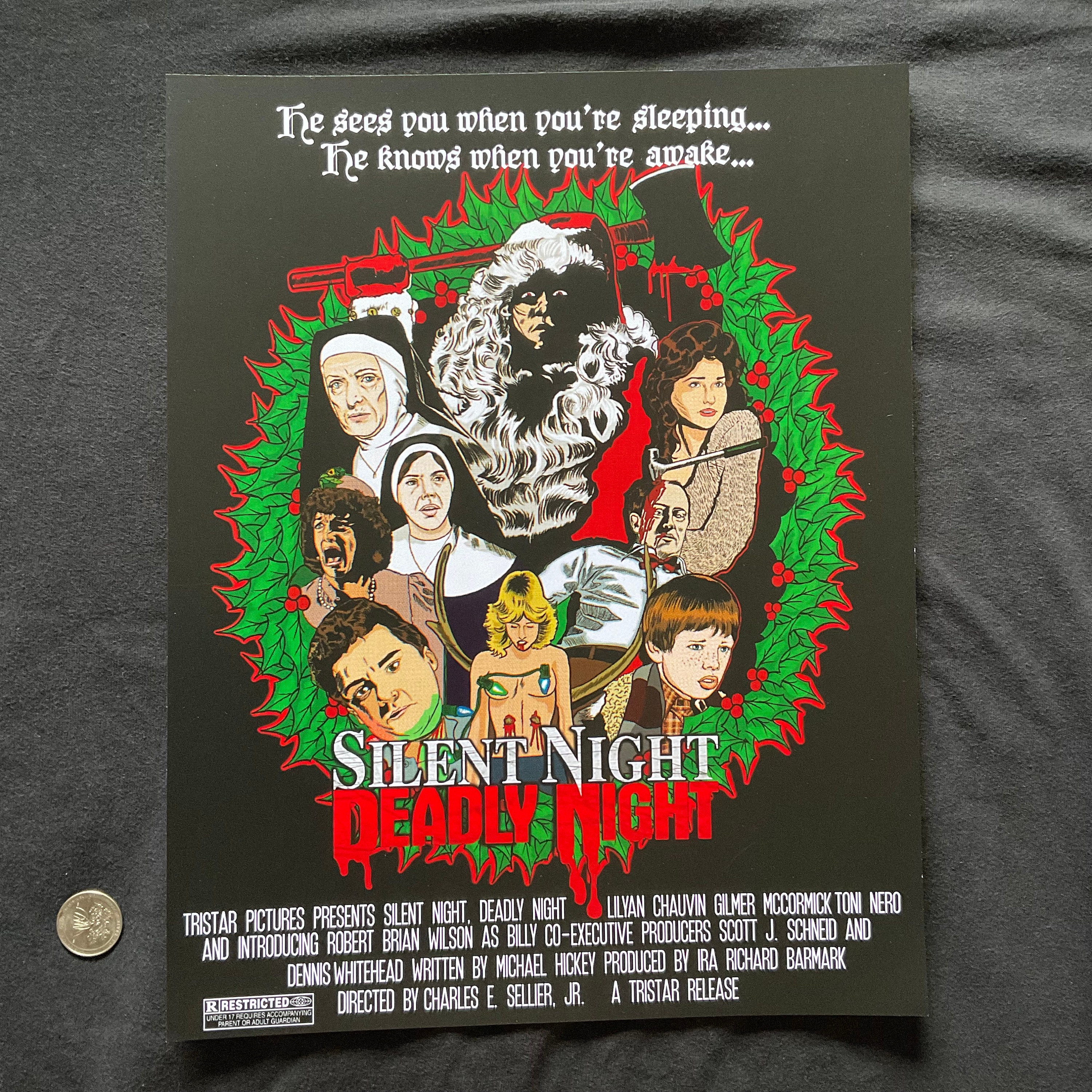 Silent Night, Deadly Night Print - Etsy