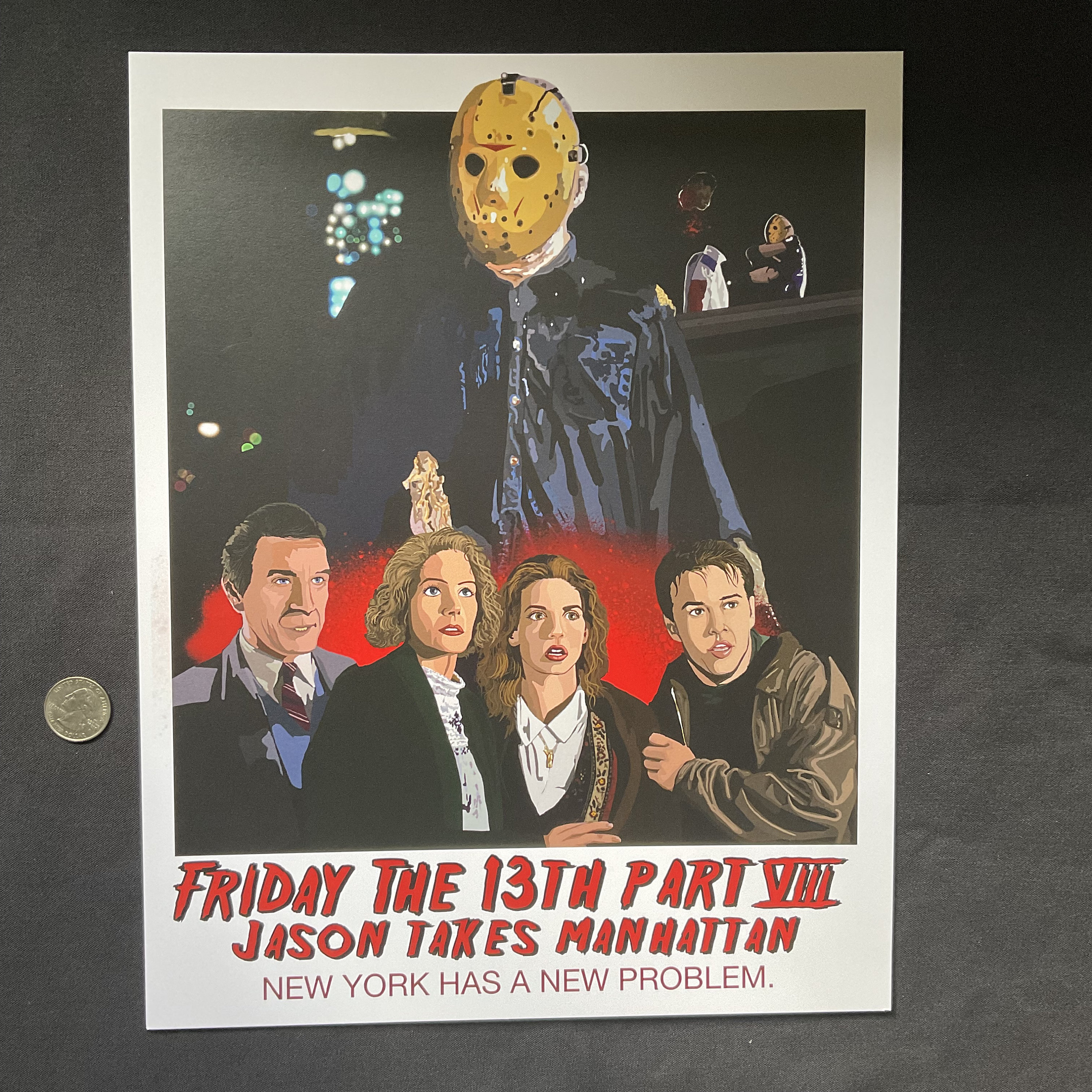 Friday the 13th Part 2 Movie Poster 2" x 3" Refrigerator Locker MAGNET