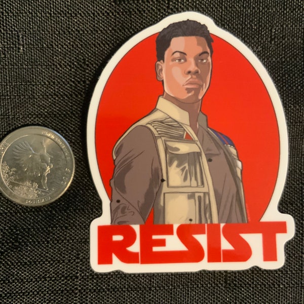 Naklejka „Star Wars Resist”