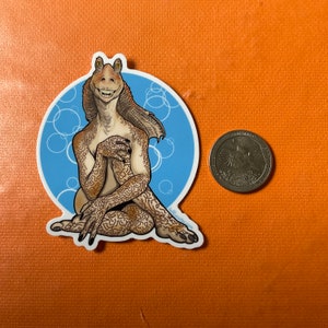 Gungan Striptease Star Wars Sticker