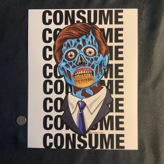 OBEY スキャットウーマン　ポスター Obey They Live Consume Print - Etsy 日本