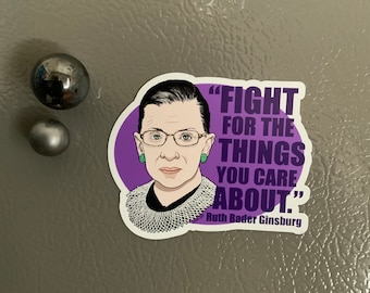 New! Ruth Bader Ginsburg Magnet!