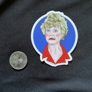 Murder, She Wrote Wet Jessica Sticker