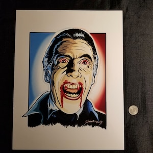 Christopher Lee Dracula Print