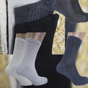 Men&#39;s Regenerated Cotton Socks: Eco-Friendly Sports Style, 12 Pairs