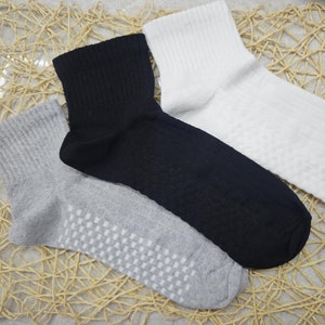 Pacote de cuidados com meias pretas esportivas masculinas - Conjunto de meias de algodão Boyfriend, tamanhos EUA 7,5-11,5 | Tamanhos Reino Unido 7-11 | Tamanhos europeus 41-45.