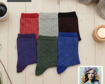 Calcetines transpirables y ecológicos para mujer, colores vibrantes surtidos, talla UE 36-40