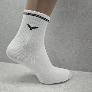 Men&#39;s Cotton Sport Socks Set: 12 Pairs - Universal Size 7-10.5 UK