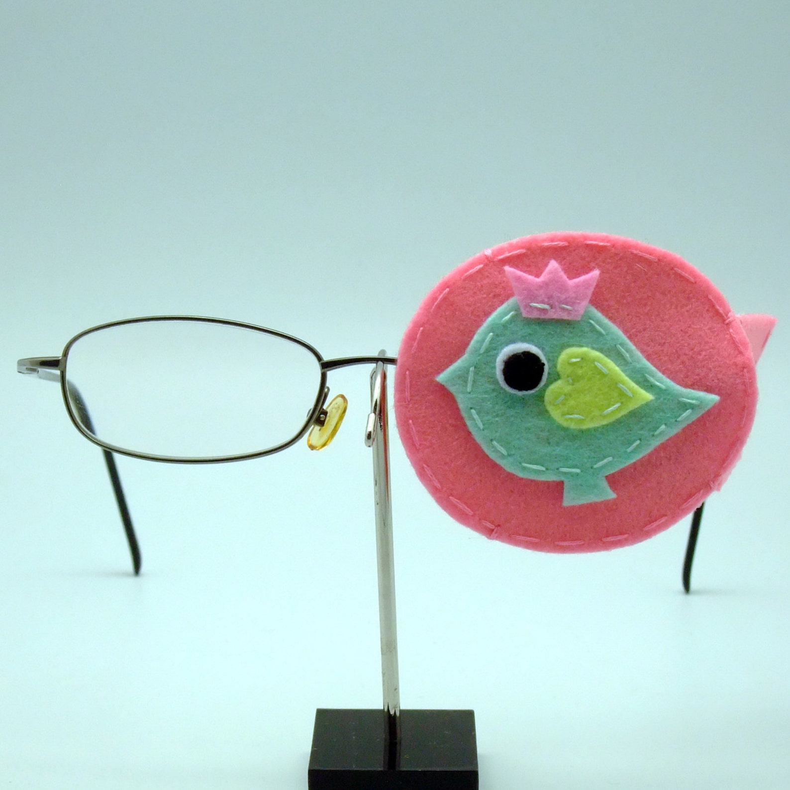 Handmade fun lazy eye patch felt eye patch fabric eye patch Etsy