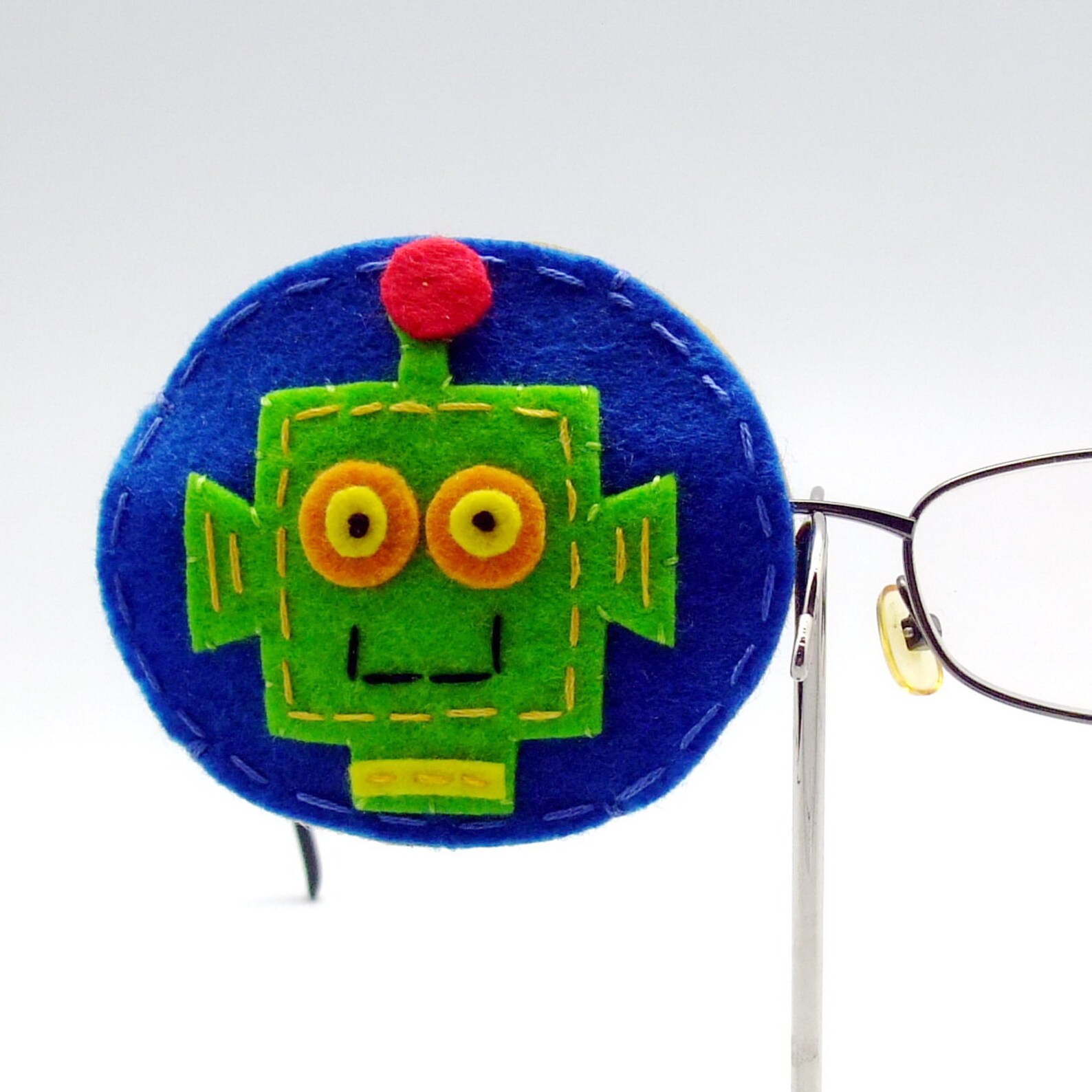 Handmade fun lazy eye patch felt eye patch fabric eye patch Etsy