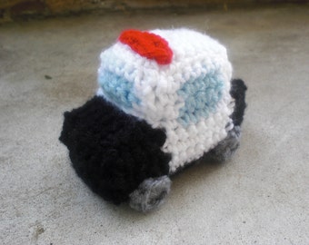 Mini Police Car Crochet PATTERN