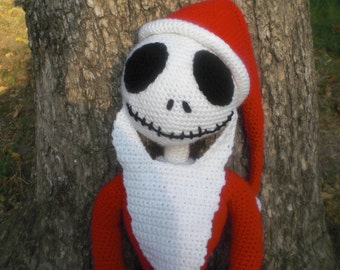 Santa Jack Skellington Crochet PATTERN