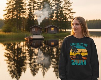 Sauna Cabochon Sweatshirt: Finnischer Stil, Gemütlicher Komfort