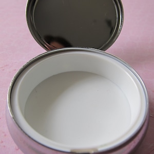 Blank Pill Box Container w/velvet pouch