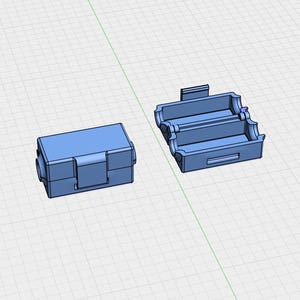 Box for Lyster terminals Digital download – 3D print file for Lyster terminals Box – Print in place box for cable connectors Terminals