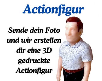 Gepersonaliseerde actiefiguur - Actiefiguur op maat - Ontwerp en productie van op maat gemaakte 3D-figuren