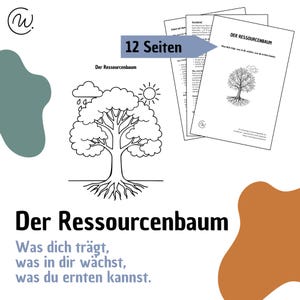 Der Ressourcenbaum Coaching Tool - Vorlage, Arbeitsblatt, PDF, Methodenkoffer, Hilfsmittel für Coaches