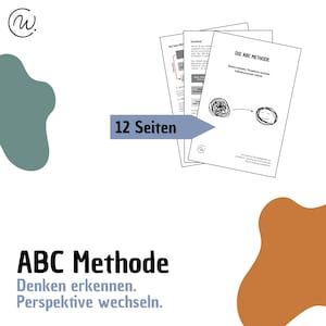 ABC-Methode Coaching Tool - Vorlage, Arbeitsblatt, PDF, Methodenkoffer, Hilfsmittel für Coaches