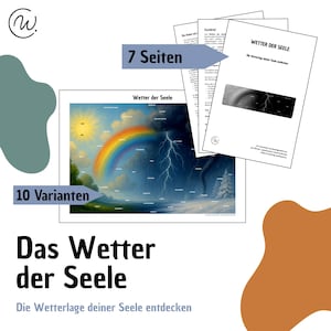 Weather of the Soul - Coaching Tool - Template, Worksheet, PDF, Method Kit, Aid for Coaches