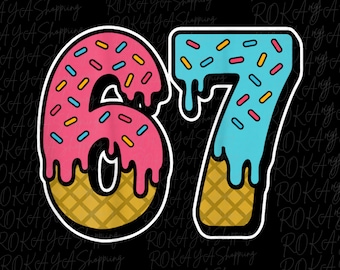 Mason 67 PNG, Funny Ice Cream Drip Baseball Meme Design, Sports Humor Sublimation Clipart, Trendy T-Shirt PNG, Digital Download, DTF Print