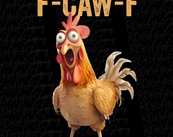 F-Caw-F Crow PNG, Funny Gothic Bird Graphic Design, Raven Moon Humor Sublimation, Dark Aesthetic T-Shirt PNG, Digital Download, DTF Print