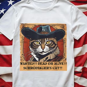 T-Shirt Donna CottonCloud Gatto Di Schrödinger - Maglietta In Cotone Morbido Taglio Attillato - Idea Regalo - 3