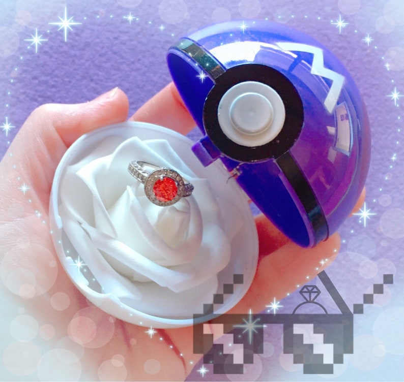 pokeball wedding ring box