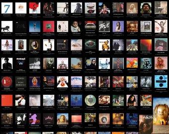Album Cover Poster Bundle | Music Collage Wall Art (Digital Download)