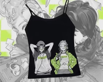 Mitsuki Kog and  Aya Oosawa Crop Top, anime Y2k crop top
