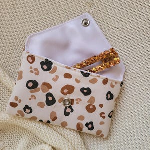 pochette à bijoux monnaie savon solide léopard graou accessoire sac femme moderne et élégant france