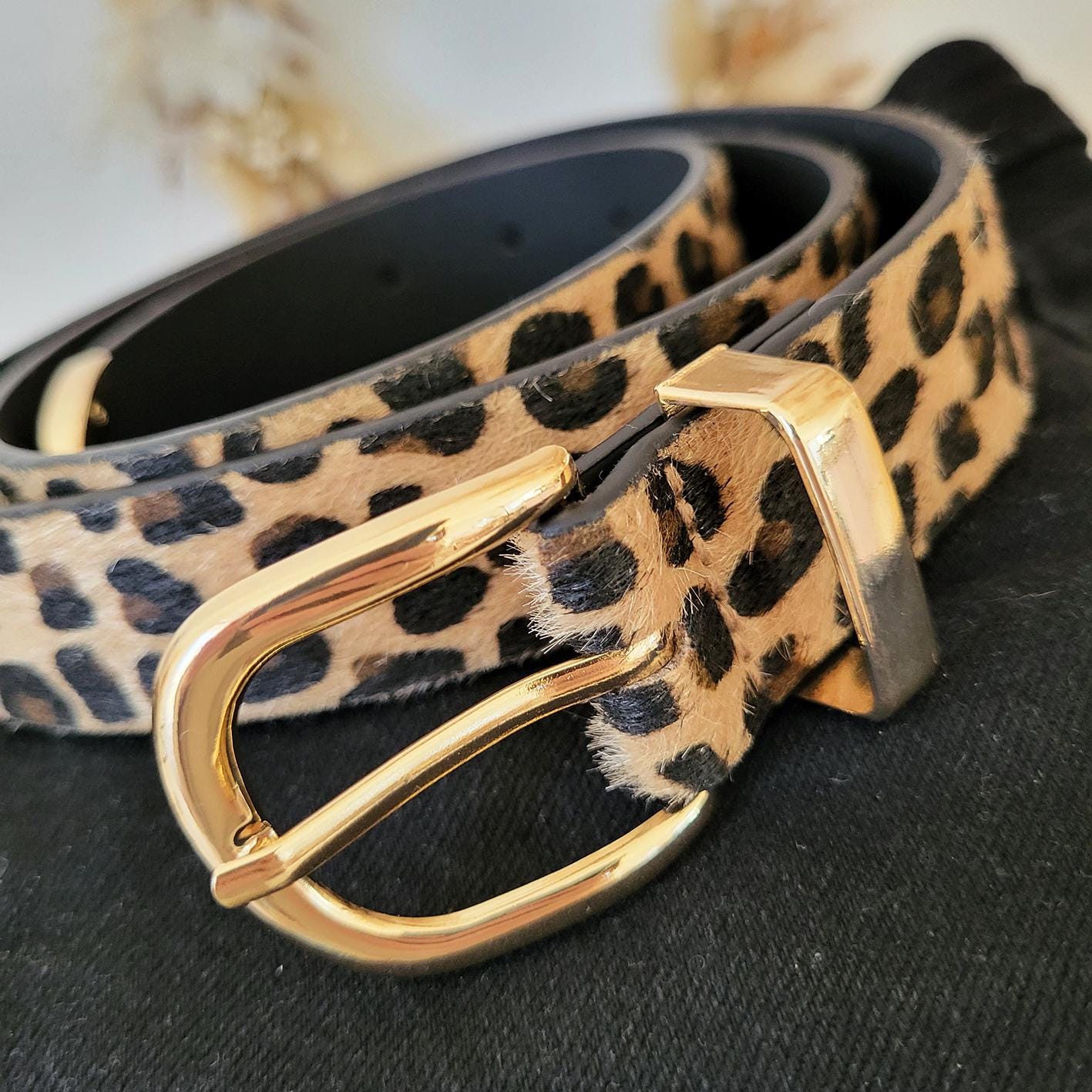 Leopard Fur Belt - Etsy Leopard Fur Belt - Etsy