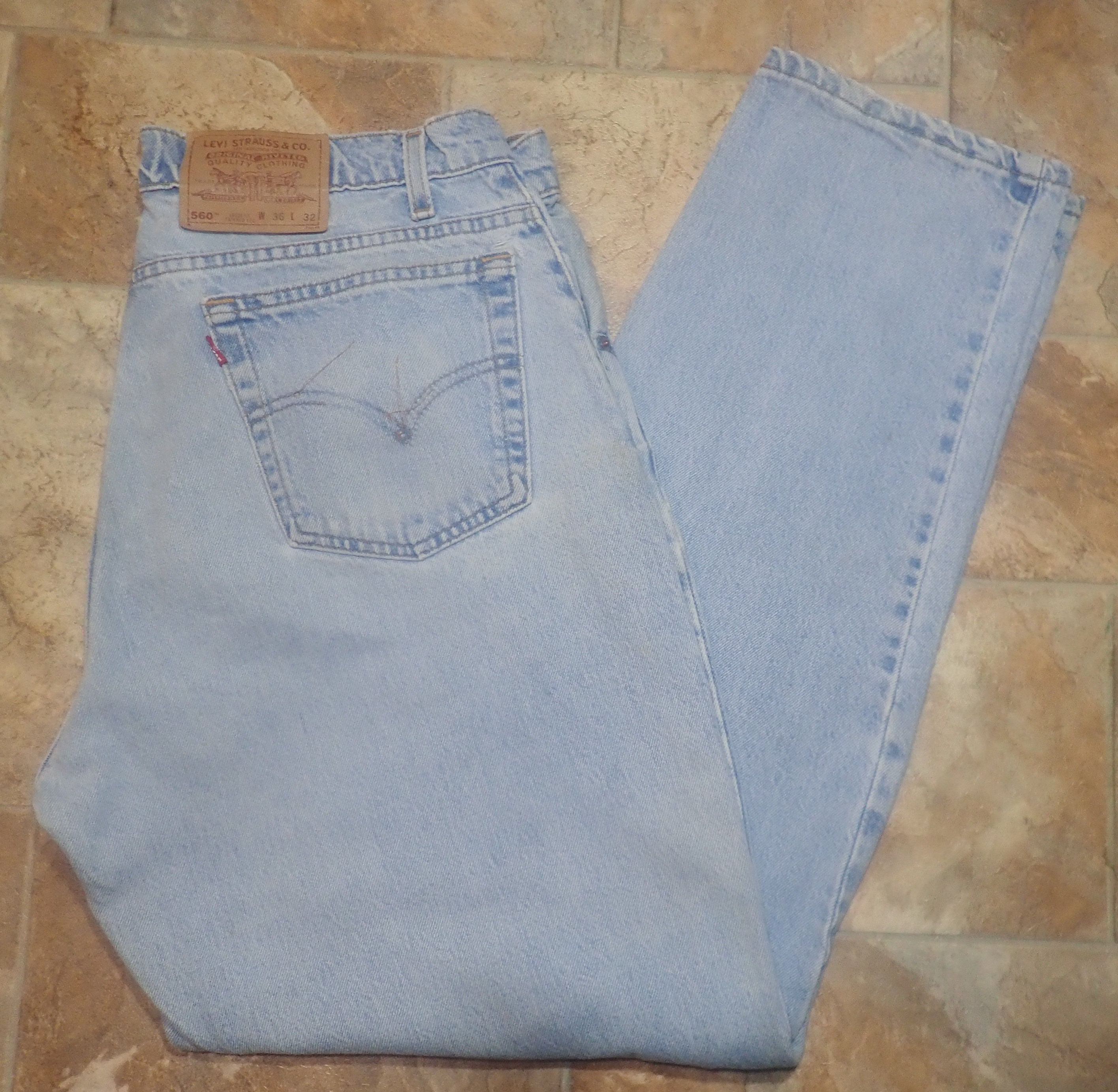 Vintage 90s Levis Jeans Mens 560 Loose 
