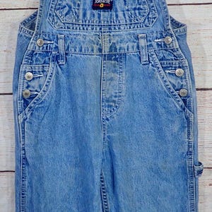 Jordache Blue Jean Denim Girls Dungaree Bibs Utility Overalls Youth Size 5 (25x17) Workwear