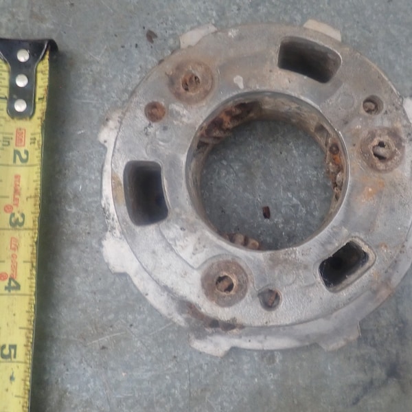 Vintage Industrial Chic Salvage Sprocket Gear for Art Sculpture Project | 6 5/8" Outside Diameter