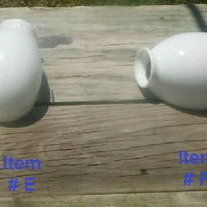 Your Choice Vintage White Milk Glass Bathroom Light Fixture Lamp Torchiere Diffuser Fixture Single Bulb Reflector, goose  neck lamp (G2)