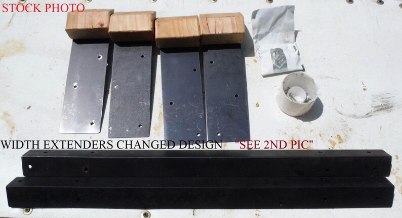 Bed Rail Metal Rails Only Extension Kit For Full Conversion Image 0