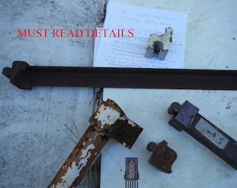BED RAIL SAMPLE for Vintage Iron Brass Beds &quot;sample is to test fit, not for sale) (30 Dollars Refunded ) Picture needed (see details)