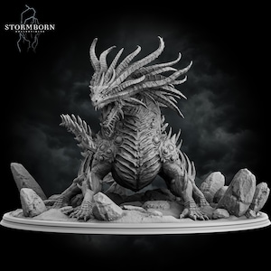 Basilisk King Reptile serpent Awesome detailed big model UK seller