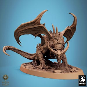 Grimdark Hell Spawned Brood Attack Miniatura in resina 60 x 35 mm base Legione dei Dannati