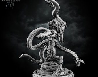Demogorgon Grimdark miniature Dnd RPG 2 size stormborn UK SELLER fast turnaround