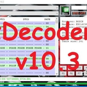 xDecoder 10.3 professional License full activated Off DTC Remover Only with unlimited license egr-adblue-fap!